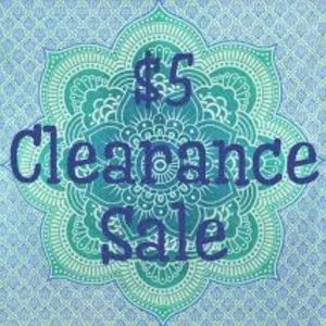 Sale this week!!! All items below are $5!